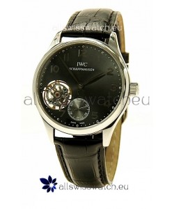 IWC Portuguese Tourbillon Swiss Replica Watch in Grey Dial