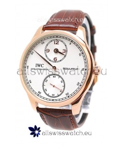 IWC Portuguese Regulateur Japanese Gold Watch