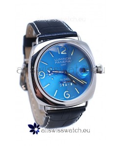 Panerai Luminor GMT 10 Days Swiss Replica Watch in Blue Dial