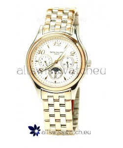 Patek Philippe Grand Complications Japanese Replica Gold Watch in Arabic Hour Markers