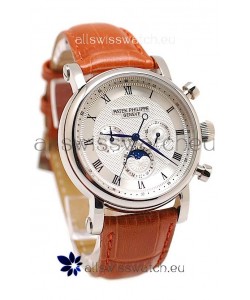Patek Philippe Grand Complications Replica Watch in White Dial