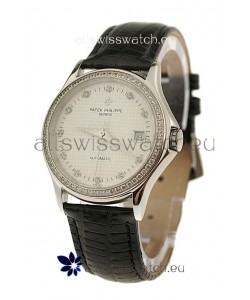 Patek Philippe Geneve Replica Watch in Diamond Bezel