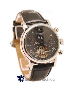 Patek Philippe Grand Complications Tourbillon Watch in Black Dial