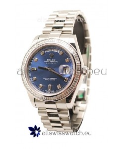 Rolex Day Date Silver Swiss Replica Watch