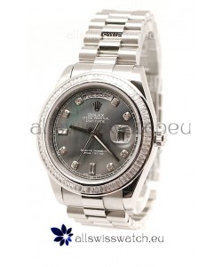 Rolex DayDate Japanese Replica Watch in Pearl Dial