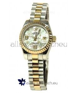 Rolex Floral Motif Datejust Ladies Replica Watch