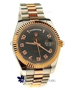 Rolex Day Date Two Tone Swiss Replica Watch 