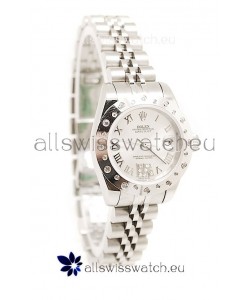 Rolex Datejust Ladies Silver Swiss Replica Watch