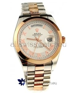 Rolex Day Date Two Tone Japanese Replica Watch 