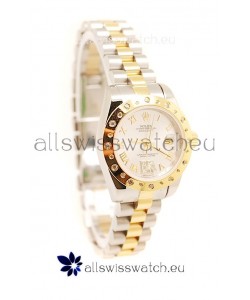 Rolex DateJust - Two Tone Lady Swiss Replica Gold Watch
