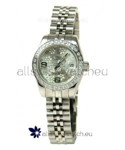Rolex Floral Motif Datejust Ladies Replica Watch