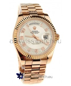 Rolex Day Date Pink Gold Japanese Replica Watch