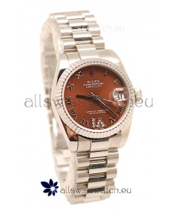 Rolex Oyster Perpetual Datejust Diamonds VI Japanese Replica Watch -36MM
