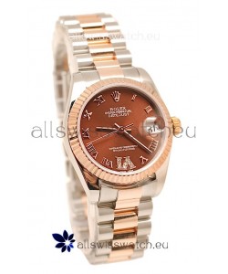 Rolex Oyster Perpetual Datejust Diamonds VI Japanese Replica Watch -36MM