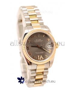 Rolex Oyster Perpetual Datejust Diamonds VI Swiss Replica Watch -36MM