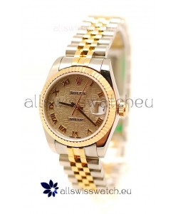 Rolex DateJust Mid-Sized Two Tone Japanese Replica Watch