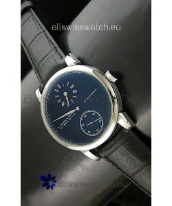 A. Lange & Sohne Cortes de Geneve Decorative Bridges Classic Replica Watch in Black Dial