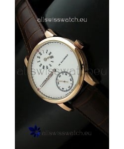 A. Lange & Sohne Cortes de Geneve Decorative Bridges Classic Replica Rose Gold Watch 