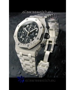 Audemars Piguet Royal Oak Watch in Black Safari Dial - Secs hand 9 O Clock