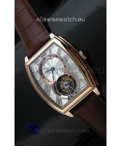 Breguet 986 AI Swiss Watch in Silver & Golden Dial