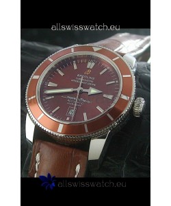Breitling Superocean Swiss Replica Watch in Brown Dial
