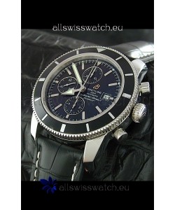 Breitling Superocean Swiss Replica Watch in Black Dial