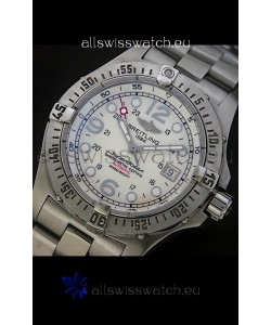 Breitling Superocean Swiss Replica Watch in White Dial