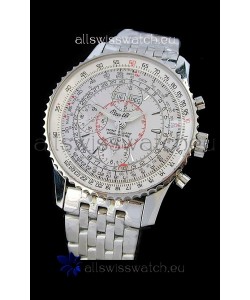 Breitling Navitimer World Swiss Replica Watch in White Dial