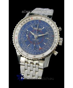 Breitling Navitimer World Swiss Replica Watch in Blue Dial
