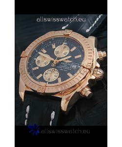 Breitling Windrider Swiss Replica Watch in Black Dial