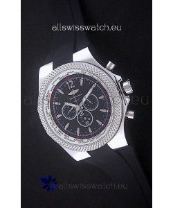 Breitling Bentley Chronograph Japanese Replica Watch in Black Dial