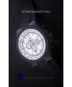 Breitling Bentley PVD Japanese Replica Watch in White Dial