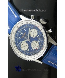 Breitling Navitimer Swiss Replica Watch in Blue Dial- Mirror Replica Watch