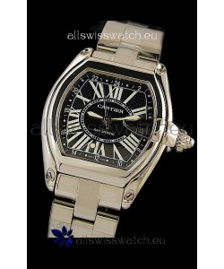 Cartier Roadster Swiss Replica Automatic Watch in Black Dial