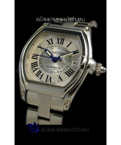 Cartier Roadster Swiss Replica Watch in White Dial