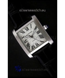 Cartier Tank 100 Japanese Replica Watch in White Dial