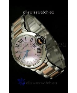 Ballon De Bleu Cartier Two tone Pink Gold Swiss Watch