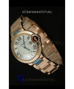 Ballon De Bleu Cartier Pink Gold Swiss Watch