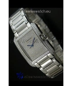 Cartier Tank Anglaise Ladies Replica Watch in Steel Case/Strap