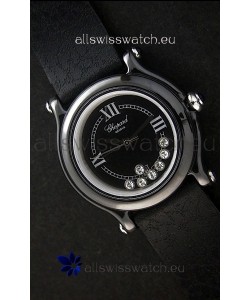 Chopard Happy Sport Japanese Replica Watch in Black Dial