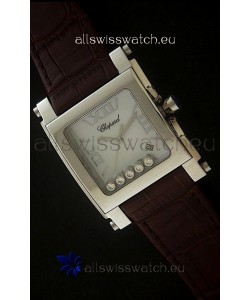 Chopard Happy Sport Swiss Replica Watch in White Dial