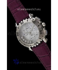 Chopard Happy Sport Swiss Replica Watch in White Dial