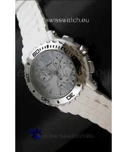 Chopard Happy Sport Swiss Replica Watch in White Dial