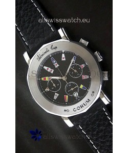 Corum Admiral's Cup Japanese Replica Watch in Black Dial
