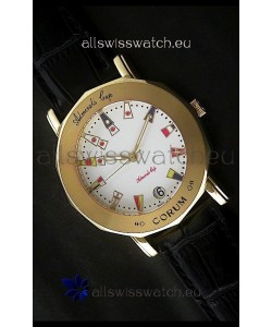 Corum Admiral's Cup Japanese Replica Watch in White Dial