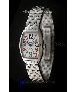 Franck Muller Crazy Color Dreams Japanese Replica Watch in White Dial