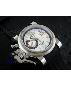 Graham Chronofighter Oversize Swiss Replica Watch in Silver Dial