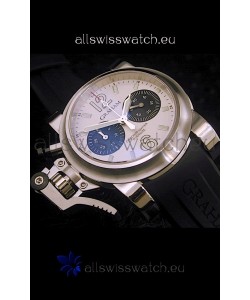 Graham Chronofighter Oversize Swiss Replica Watch in White Dial