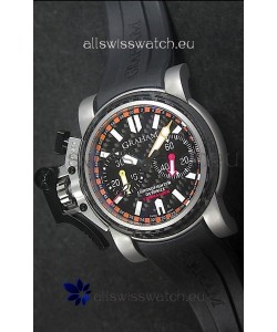 Graham Chronofighter Commander Swiss Replica Watch in Black Dial