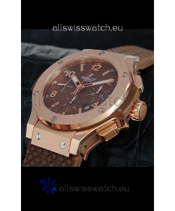 Hublot Swiss Replica Watch in Brown Dial
